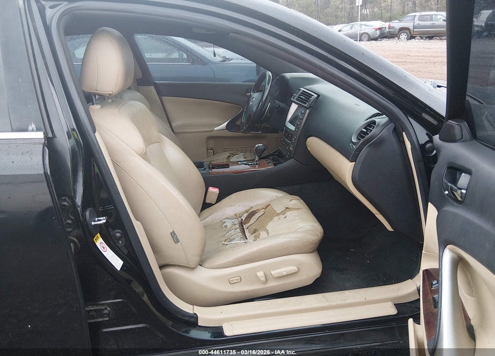 2008 LEXUS IS 250 VIN: JTHBK262X82063743