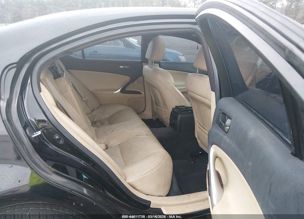 2008 LEXUS IS 250 VIN: JTHBK262X82063743