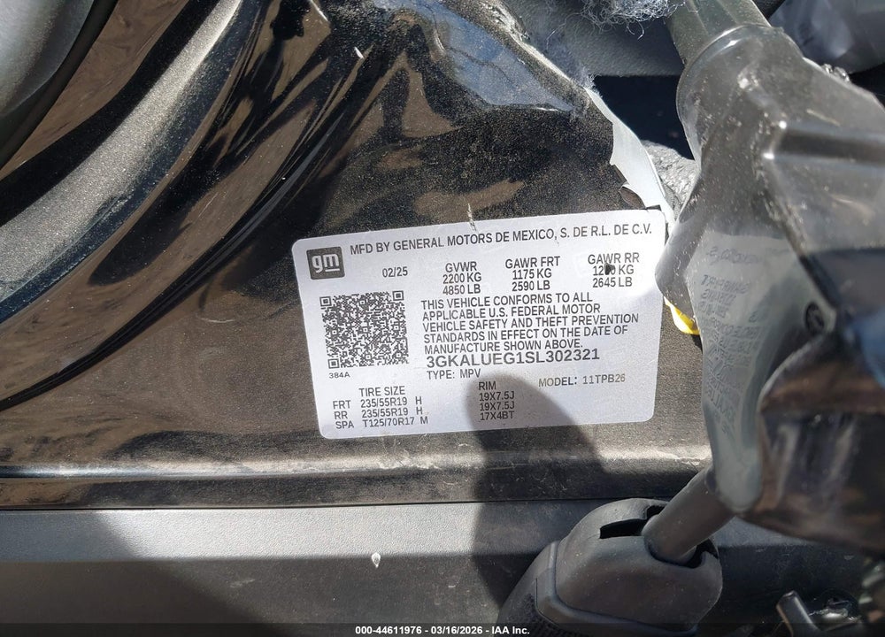 2025 GMC TERRAIN AWD ELEVATION VIN: 3GKALUEG1SL302321