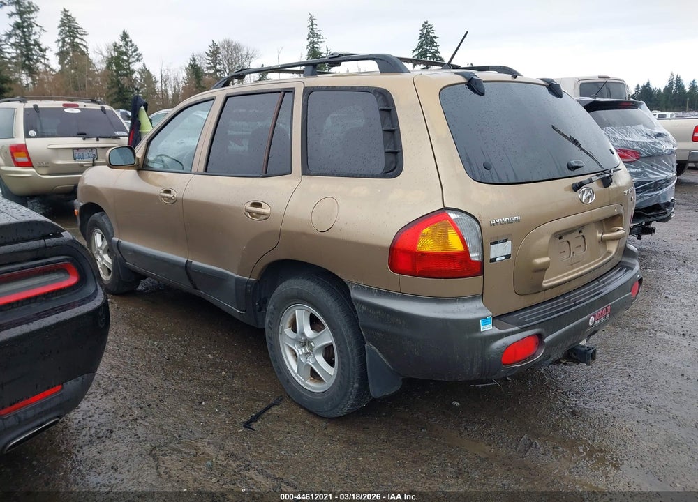 2004 HYUNDAI SANTA FE GLS VIN: KM8SC13D24U766228