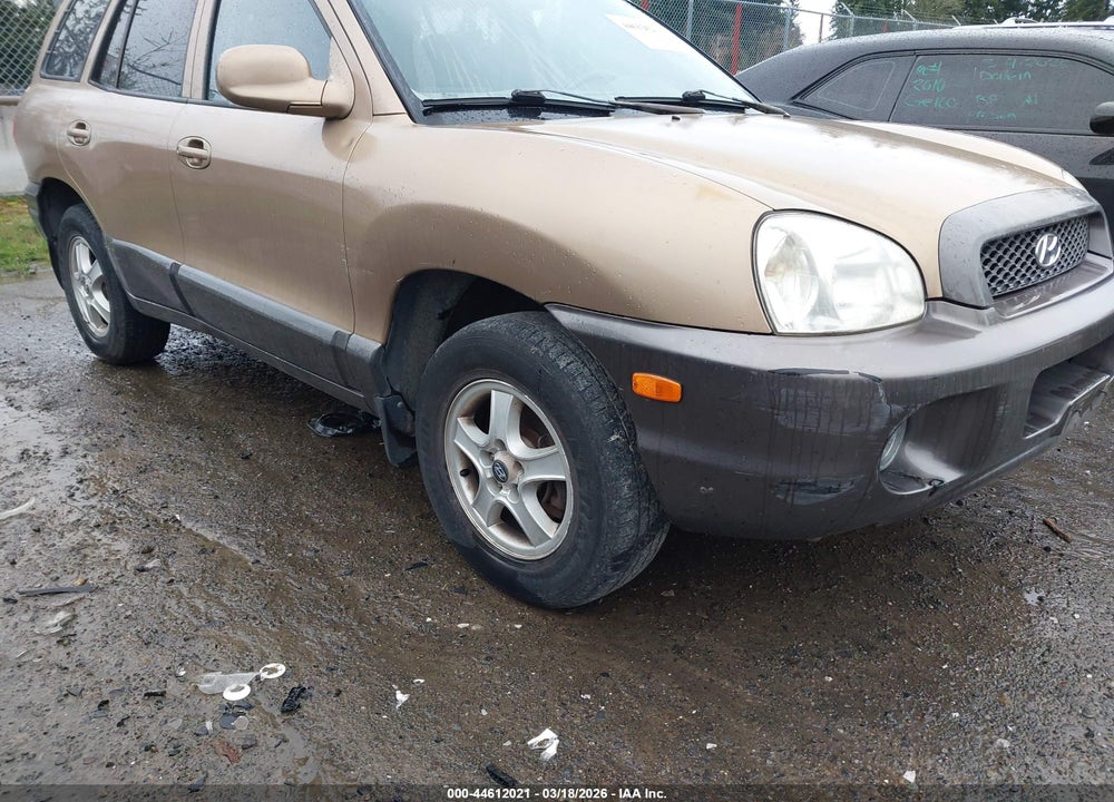 2004 HYUNDAI SANTA FE GLS VIN: KM8SC13D24U766228