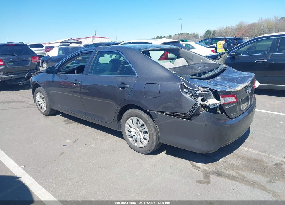2012 TOYOTA CAMRY L VIN: 4T1BF1FK0CU624525