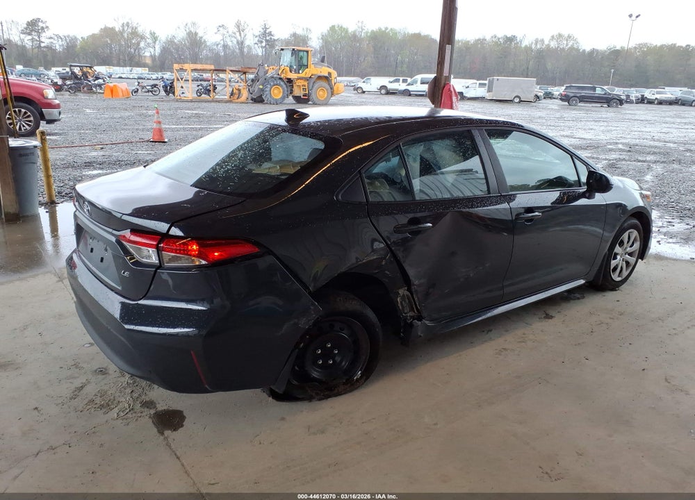 2025 TOYOTA COROLLA LE VIN: 5YFB4MDE2SP358218