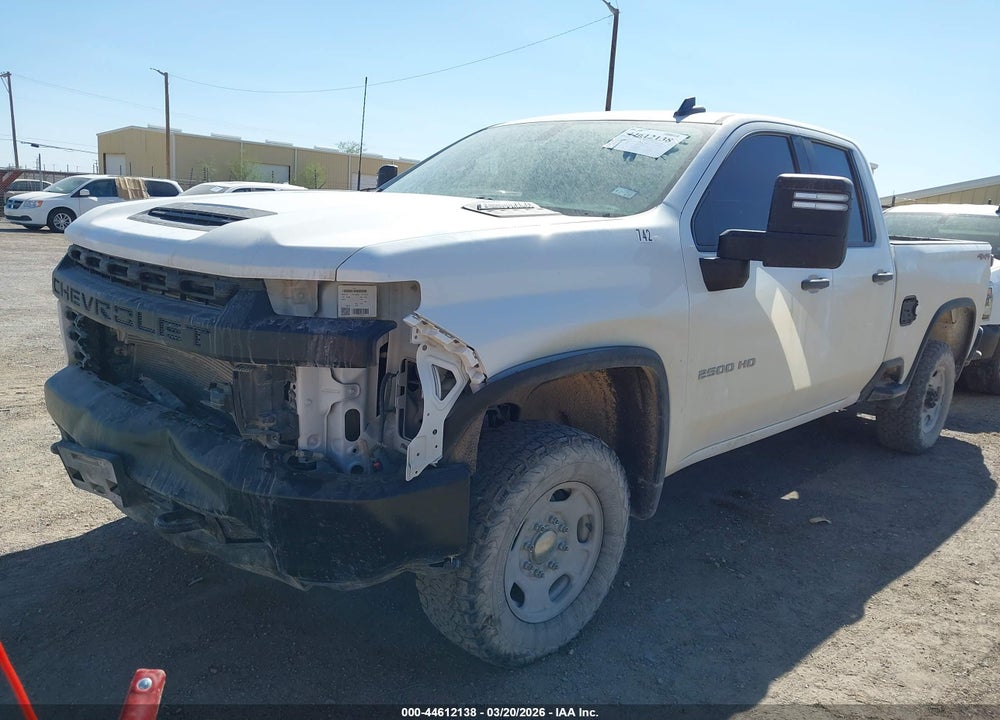 2023 CHEVROLET SILVERADO 2500HD 4WD  STANDARD BED WT VIN: 1GC5YLEY0PF165990