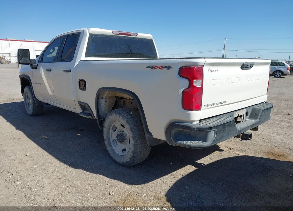 2023 CHEVROLET SILVERADO 2500HD 4WD  STANDARD BED WT VIN: 1GC5YLEY0PF165990