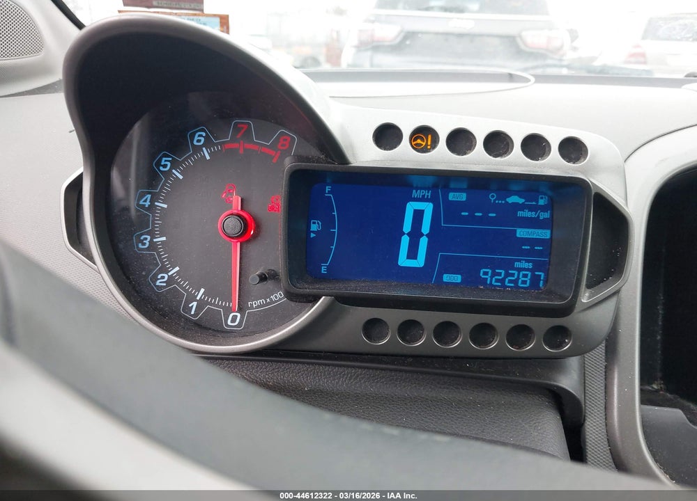 2013 CHEVROLET SONIC LT AUTO VIN: 1G1JC6SG0D4119067