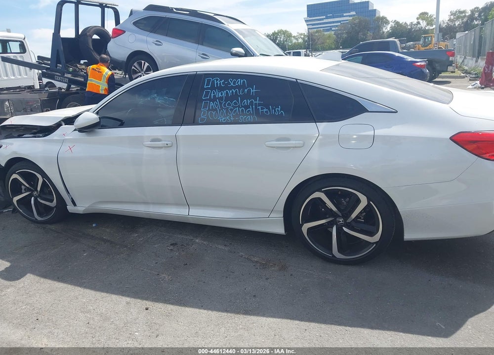 2018 HONDA ACCORD SPORT 2.0T VIN: 1HGCV2F37JA039418