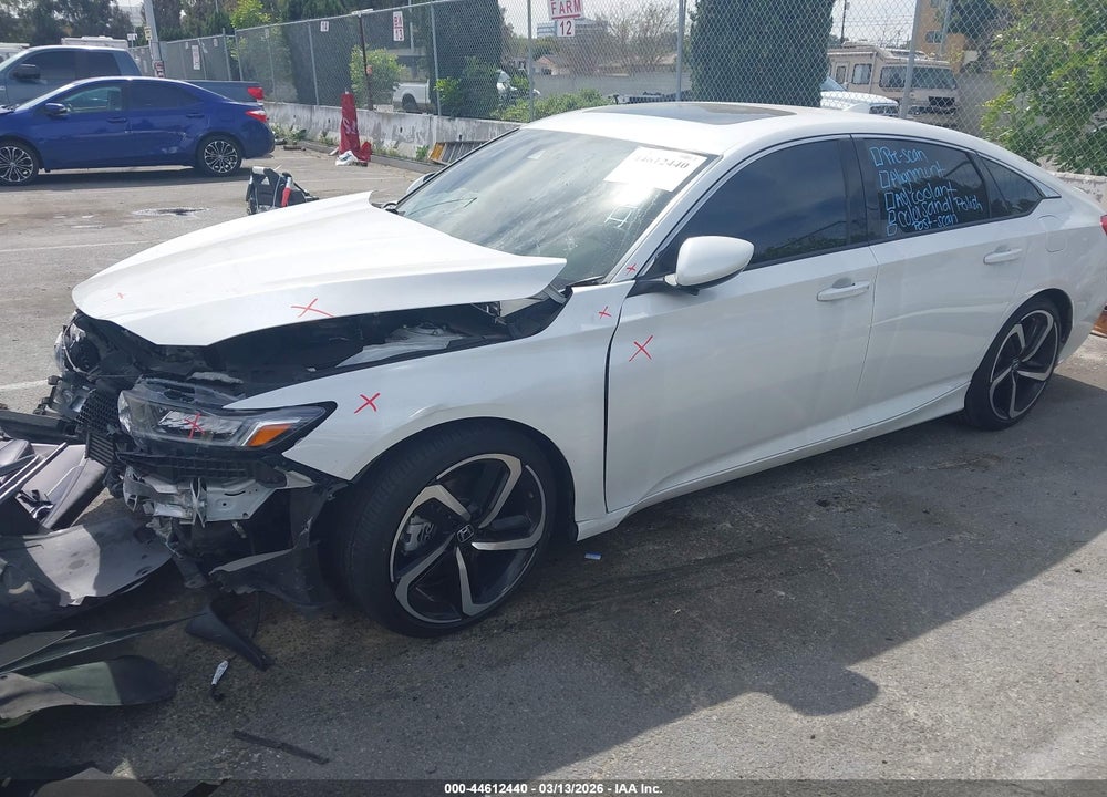 2018 HONDA ACCORD SPORT 2.0T VIN: 1HGCV2F37JA039418