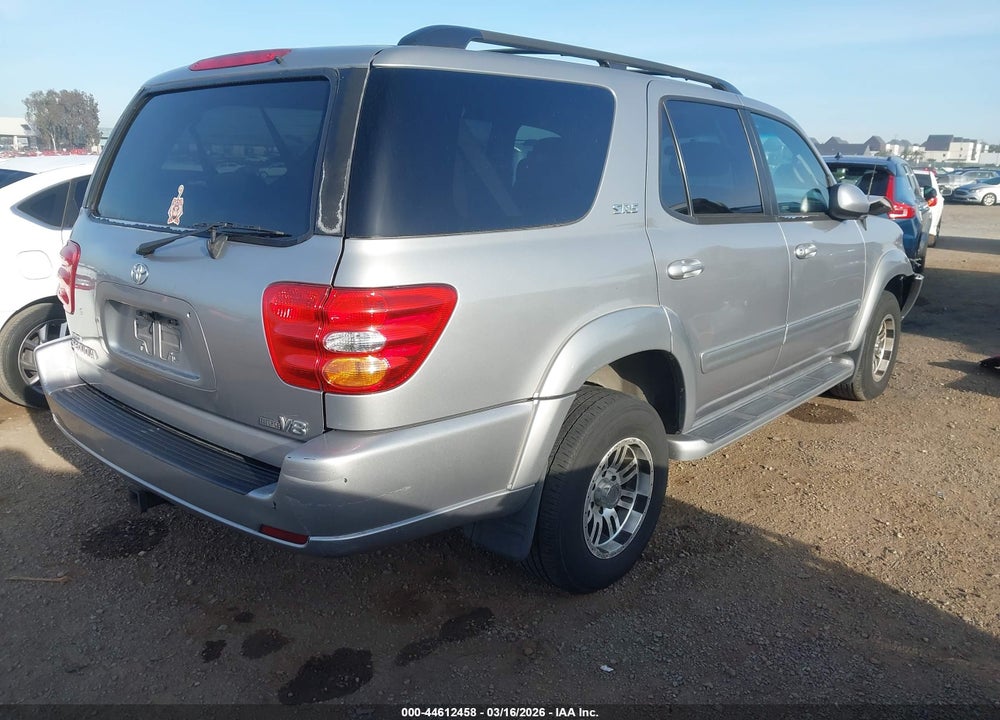 2002 TOYOTA SEQUOIA SR5 V8 VIN: 5TDZT34A72S105847