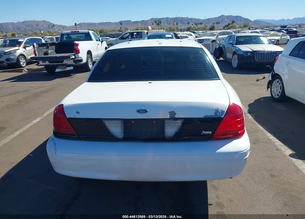 2010 FORD CROWN VICTORIA POLICE/POLICE INTERCEPTOR VIN: 2FABP7BV8AX106081