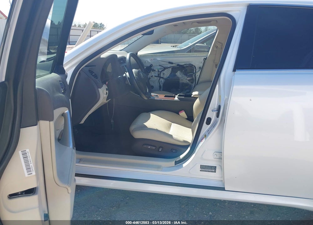 2010 LEXUS IS 250 VIN: JTHBF5C28A5127521