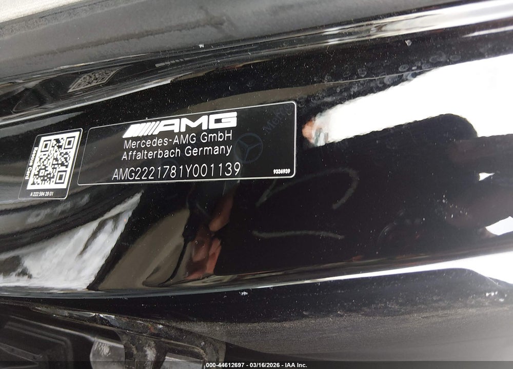 2014 MERCEDES-BENZ S 63 AMG 4MATIC VIN: WDDUG7JB0EA036834