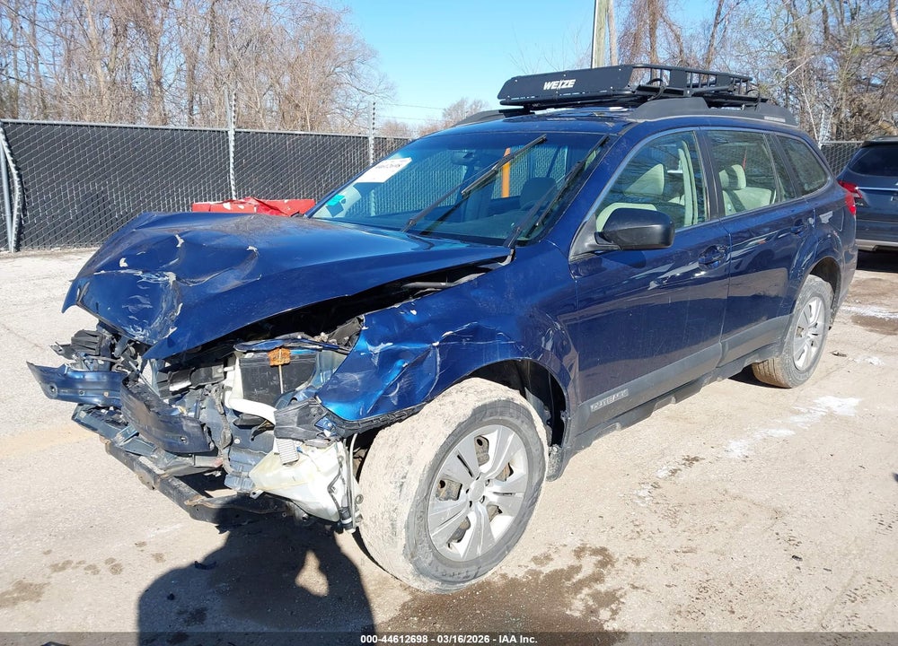 2011 SUBARU OUTBACK 2.5I VIN: 4S4BRBAC6B3318818