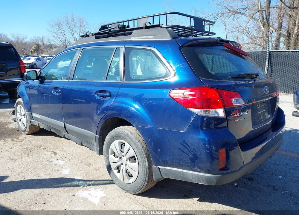 2011 SUBARU OUTBACK 2.5I VIN: 4S4BRBAC6B3318818