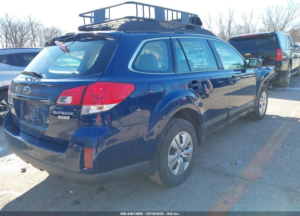 2011 SUBARU OUTBACK 2.5I VIN: 4S4BRBAC6B3318818