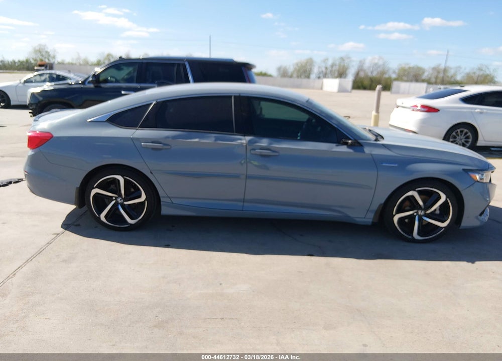 2022 HONDA ACCORD HYBRID SPORT VIN: 1HGCV3F27NA017552