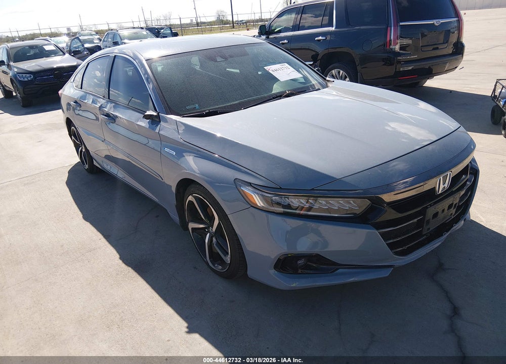 2022 HONDA ACCORD HYBRID SPORT VIN: 1HGCV3F27NA017552