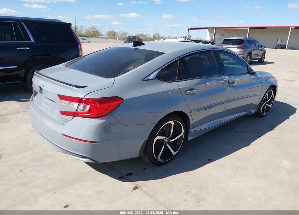 2022 HONDA ACCORD HYBRID SPORT VIN: 1HGCV3F27NA017552
