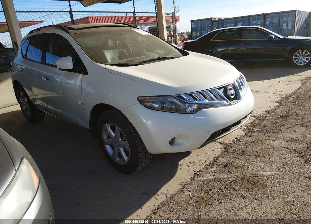 2010 NISSAN MURANO SL VIN: JN8AZ1MU6AW016106