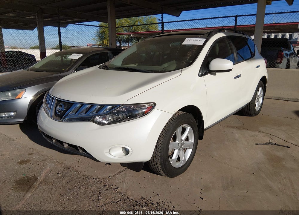 2010 NISSAN MURANO SL VIN: JN8AZ1MU6AW016106