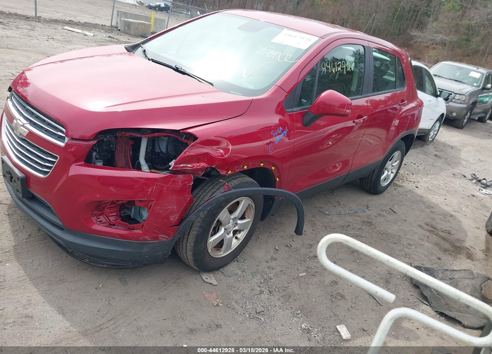 2015 CHEVROLET TRAX 1LS VIN: KL7CJPSB9FB261333