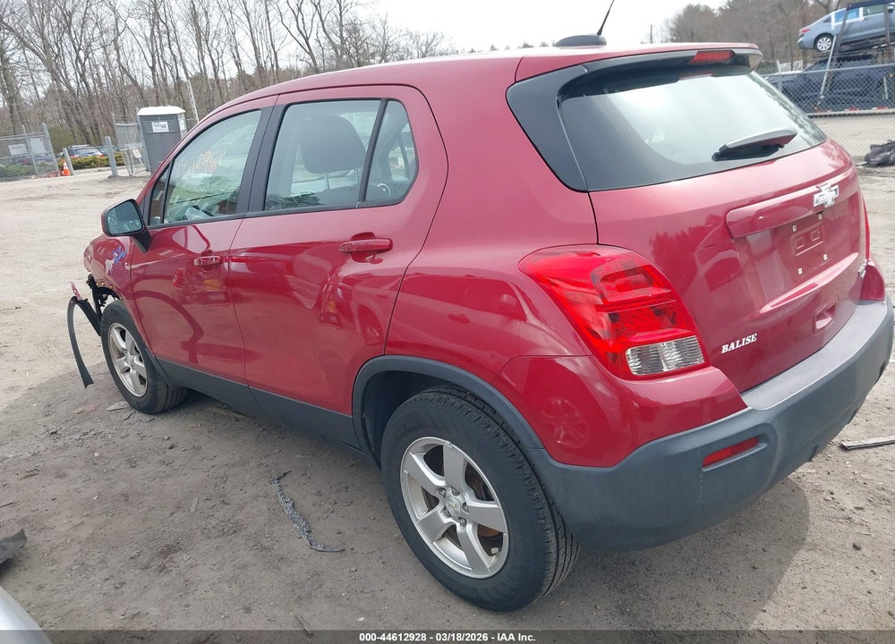 2015 CHEVROLET TRAX 1LS VIN: KL7CJPSB9FB261333
