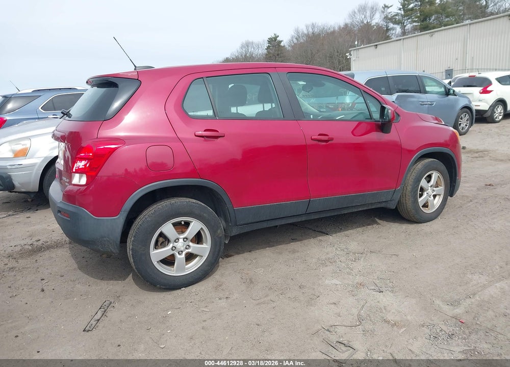2015 CHEVROLET TRAX 1LS VIN: KL7CJPSB9FB261333
