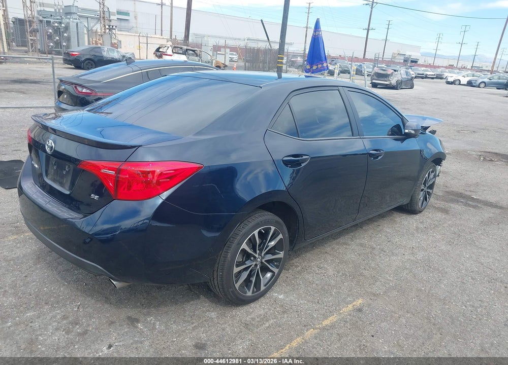 2019 TOYOTA COROLLA SE VIN: 2T1BURHE5KC127854