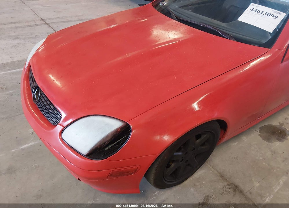 2001 MERCEDES-BENZ SLK 230 KOMPRESSOR VIN: WDBKK49F11F195802