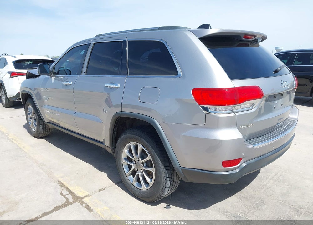 2015 JEEP GRAND CHEROKEE LIMITED VIN: 1C4RJEBG8FC915648