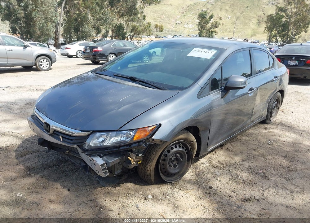 2012 HONDA CIVIC LX VIN: 19XFB2F5XCE090708
