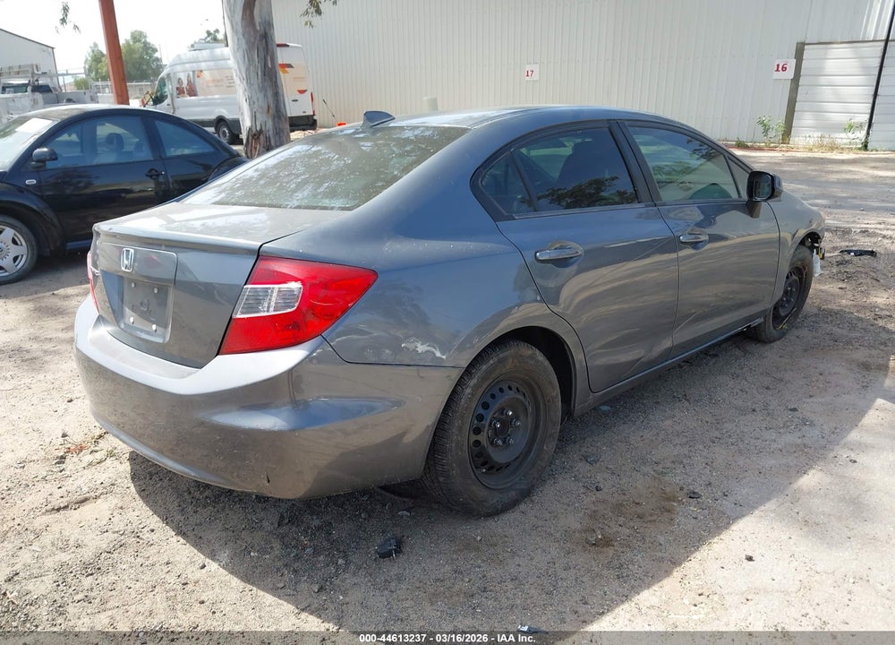 2012 HONDA CIVIC LX VIN: 19XFB2F5XCE090708