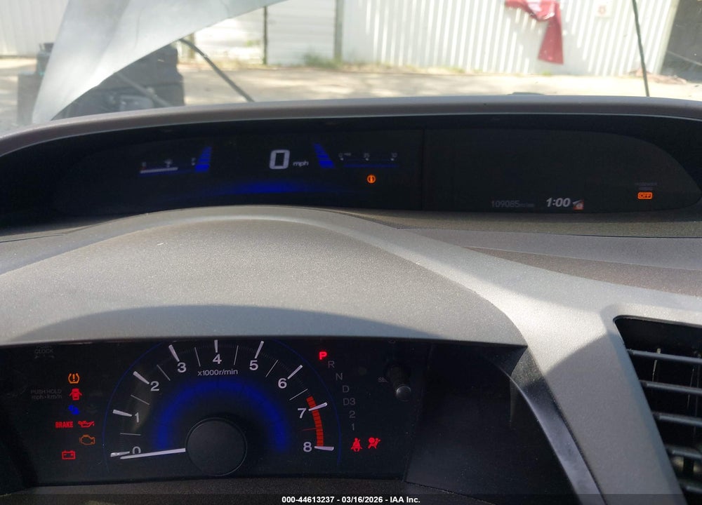 2012 HONDA CIVIC LX VIN: 19XFB2F5XCE090708
