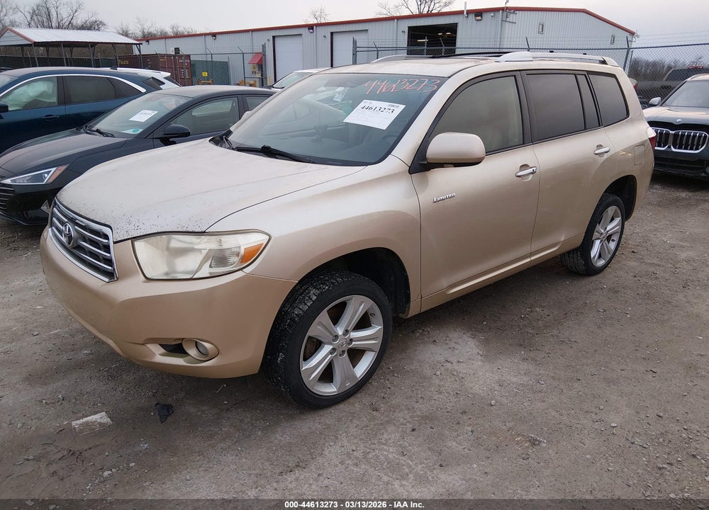 2008 TOYOTA HIGHLANDER LIMITED VIN: JTEES42A882039816