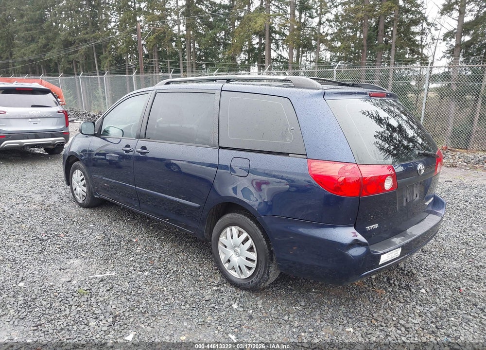 2007 TOYOTA SIENNA CE VIN: 5TDZK23C37S037795