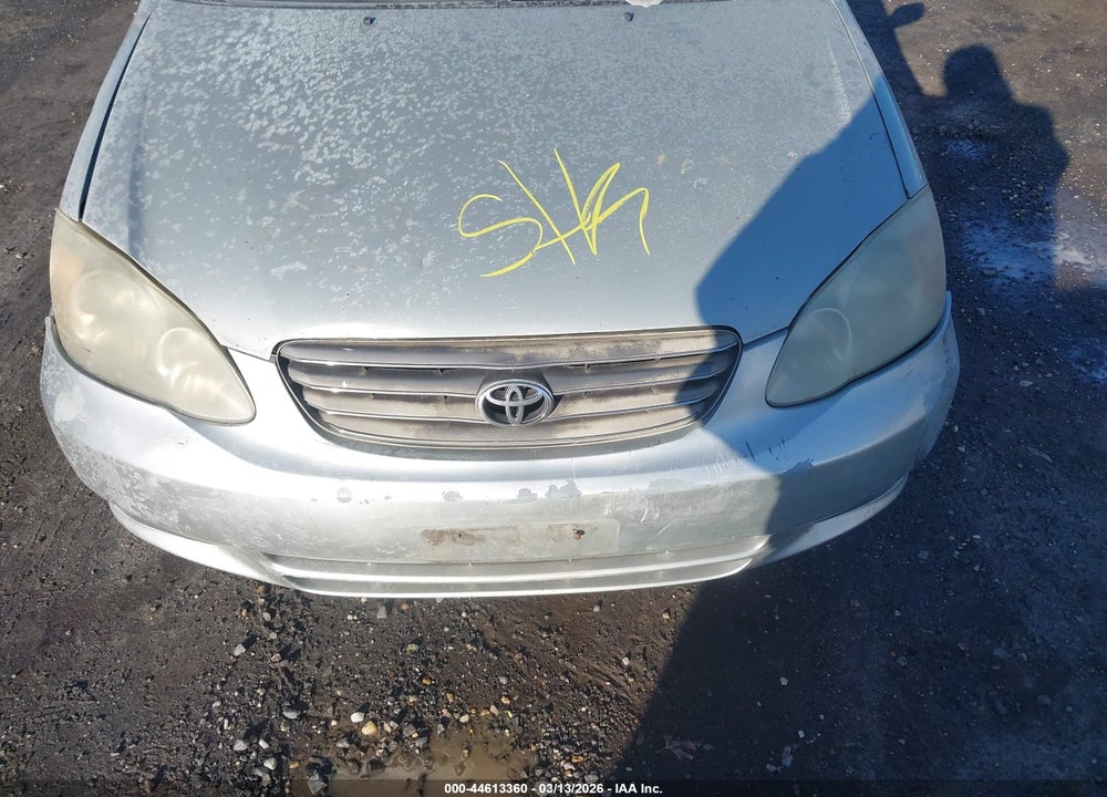 2003 TOYOTA COROLLA CE VIN: 2T1BR32EX3C094505