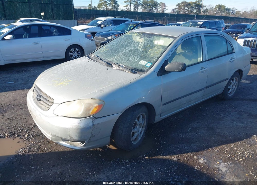 2003 TOYOTA COROLLA CE VIN: 2T1BR32EX3C094505