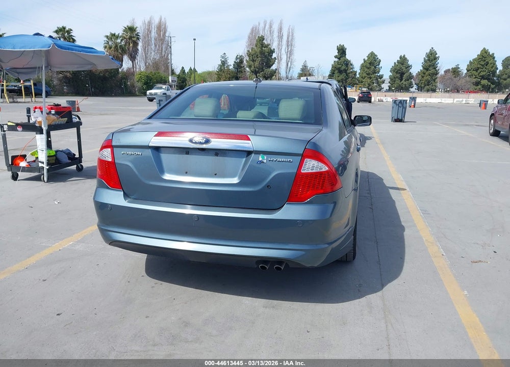 2012 FORD FUSION HYBRID VIN: 3FADP0L37CR248193