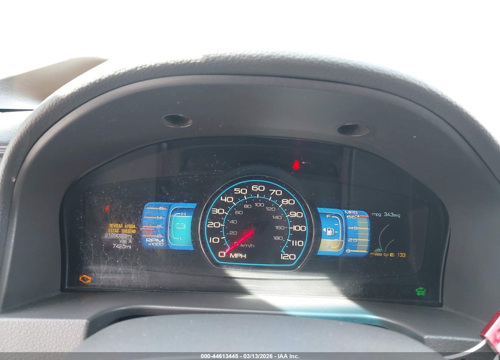 2012 FORD FUSION HYBRID VIN: 3FADP0L37CR248193