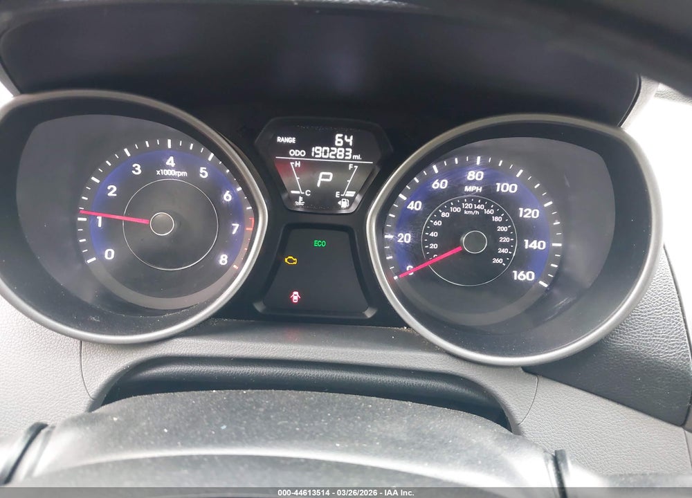 2013 HYUNDAI ELANTRA GLS VIN: 5NPDH4AE1DH385301