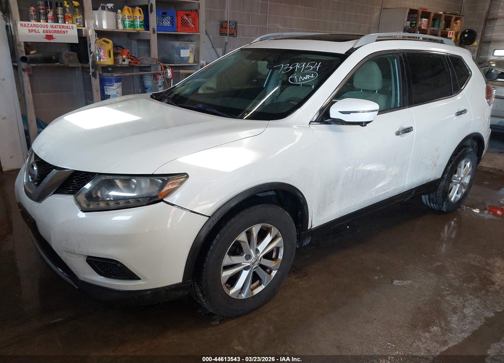 2016 NISSAN ROGUE SV VIN: 5N1AT2MV2GC739954