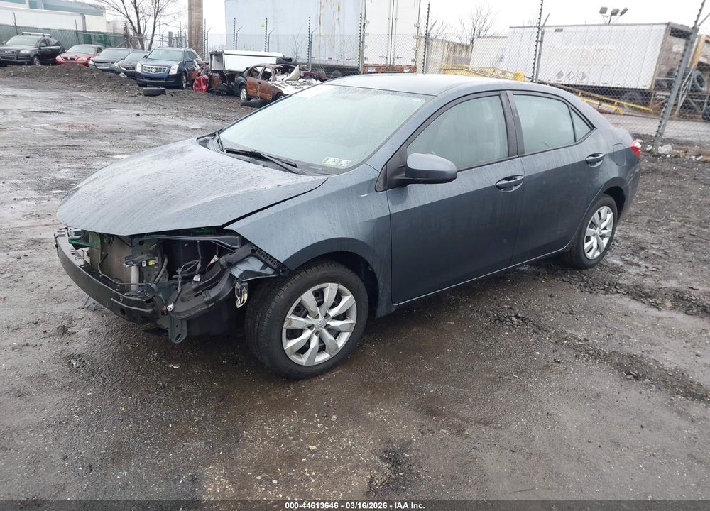 2016 TOYOTA COROLLA LE VIN: 2T1BURHE7GC605151