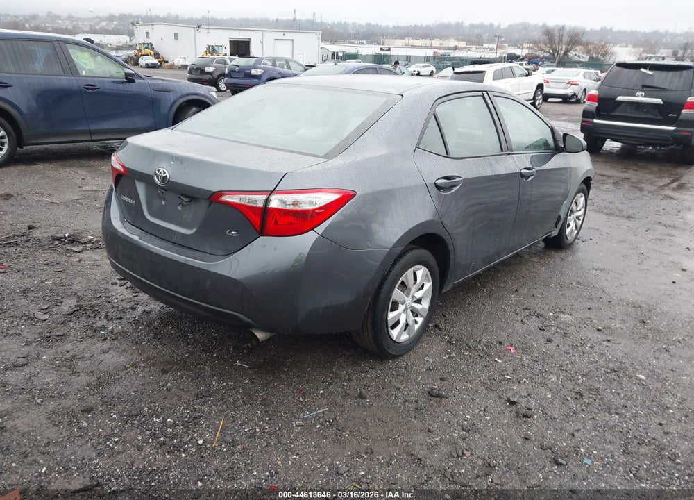 2016 TOYOTA COROLLA LE VIN: 2T1BURHE7GC605151