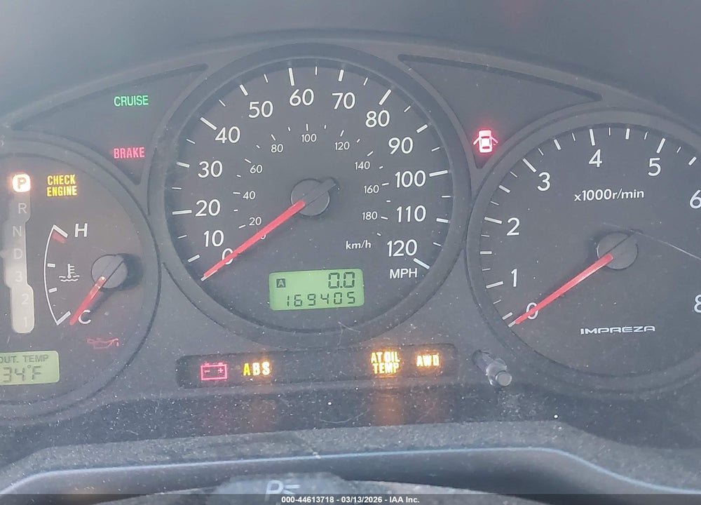 2006 SUBARU IMPREZA 2.5I VIN: JF1GD67646H507449