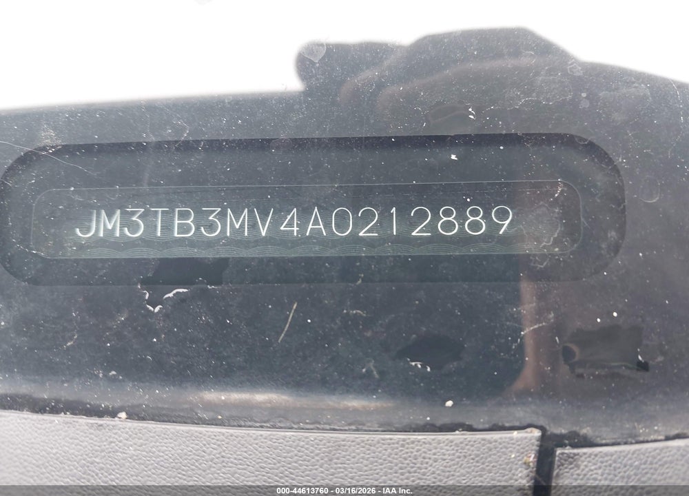 2010 MAZDA CX-9 SPORT VIN: JM3TB3MV4A0212889