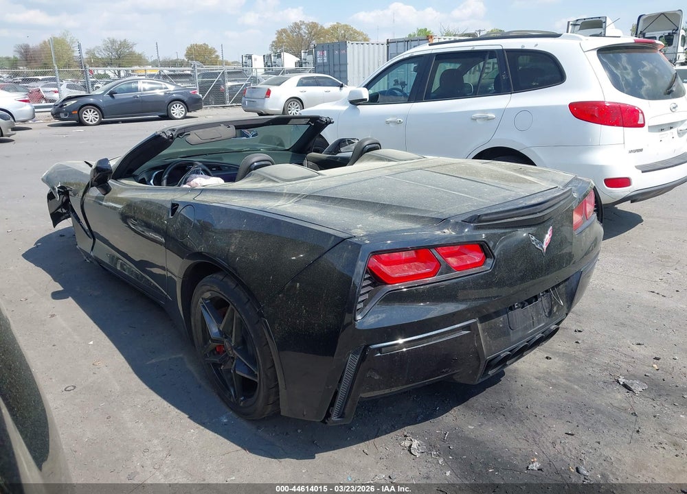 2014 CHEVROLET CORVETTE STINGRAY VIN: 1G1YF3D70E5125383