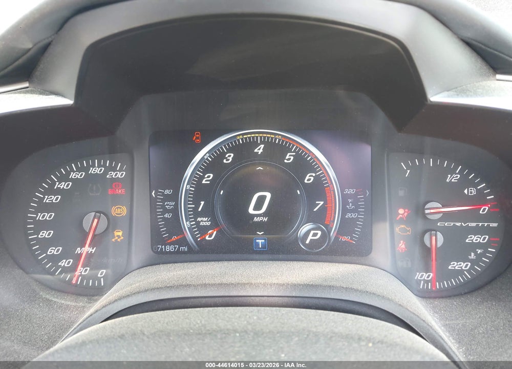 2014 CHEVROLET CORVETTE STINGRAY VIN: 1G1YF3D70E5125383