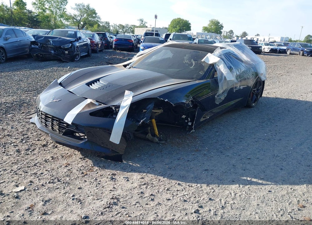 2014 CHEVROLET CORVETTE STINGRAY VIN: 1G1YF3D70E5125383