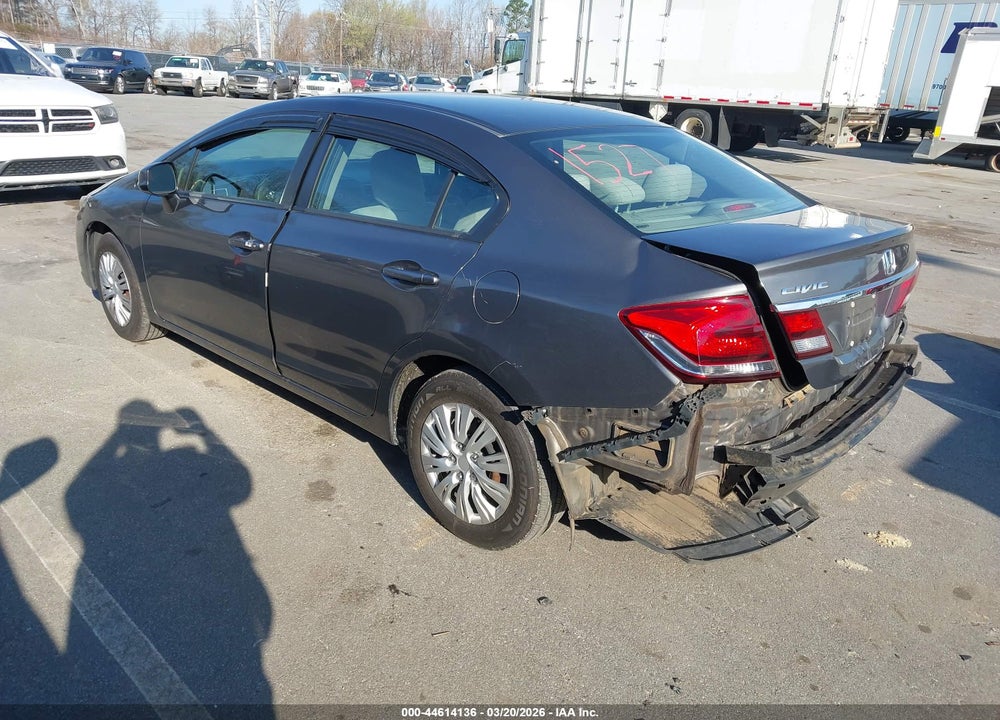 2013 HONDA CIVIC LX VIN: 2HGFB2F51DH507995