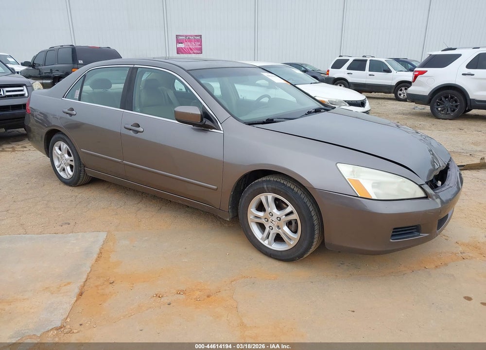 2007 HONDA ACCORD 2.4 EX VIN: 1HGCM56817A082712